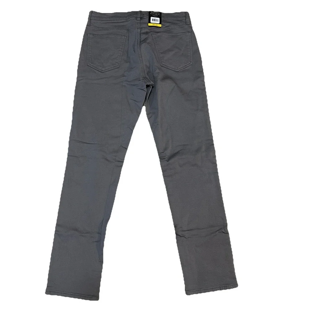 Banana Republic Men's 5 Pocket Pant Stretch Fabric‎ Gray Size 32x32